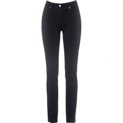 Dżinsy "megastretch" bonprix czarny "stone". Czarne jeansy damskie bonprix. Za 109,99 zł.