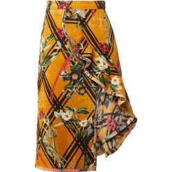 PatBo MOANA RUFFLE Spódnica trapezowa sunflower. Żółte spódniczki trapezowe marki PatBo, z bawełny. W wyprzedaży za 1084,05 zł.