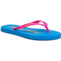 Japonki CALVIN KLEIN SWIMWEAR - FF Sandals KW0KW01027 CEU. Różowe klapki damskie Calvin Klein Swimwear, bez wzorów, z tworzywa sztucznego, bez obcasa. Za 159,00 zł.