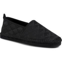 Espadryle EMPORIO ARMANI - X4S021 XM224 A083 Black/Black/Black. Czarne espadryle męskie Emporio Armani, bez wzorów, ze skóry. Za 779,00 zł.