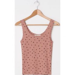 Top z bawełny organicznej - Fioletowy. Fioletowe topy damskie House, s, bez wzorów, z bawełny, bez kołnierzyka. Za 29,99 zł.