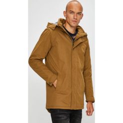 Only & Sons - Parka. Żółte płaszcze męskie Only & Sons, s, bez wzorów, z bawełny, długie, bez kaptura. W wyprzedaży za 379,90 zł.