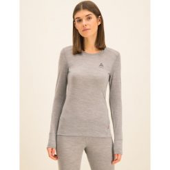 Koszulka techniczna Odlo Marino Warm Suw 110811. Szare koszulki damskie polo Odlo, s, bez wzorów, z wełny, bez rękawów. W wyprzedaży za 219,00 zł.