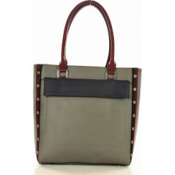 MONNARI Nowoczesny shopper bag szary. Czarne torby na zakupy damskie marki Monnari, ze skóry. Za 169,00 zł.
