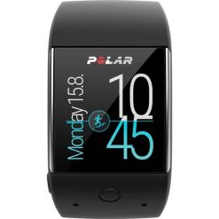 Zegarki męskie: Zegarek sportowy smartwatch (czarny) Polar M600