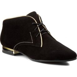 Creepersy damskie: Półbuty NESSI - 61105 Czarny 19/Złoto