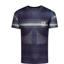 Koszulka COMPRESSPORT RACING SS. Czarne koszulki męskie termoaktywne Compressport, s, bez wzorów, ze skóry, z dekoltem na plecach. Za 260,00 zł.