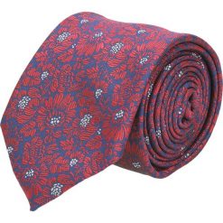 Krawaty męskie: krawat platinum granatowy classic 268