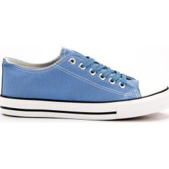 J. Star Klasyczne Niebieskie Trampki. Niebieskie trampki i tenisówki damskie J. STAR, bez wzorów, na sznurówki. Za 64,90 zł.