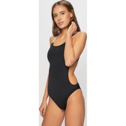 Calvin Klein Jeans - Strój kąpielowy. Czarne stroje kąpielowe damskie Calvin Klein Jeans, s, z haftami, z elastanu. Za 399,90 zł.