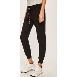 Dkny - Spodnie. Czarne spodnie damskie DKNY, s, bez wzorów, z elastanu, casualowe. Za 319,90 zł.