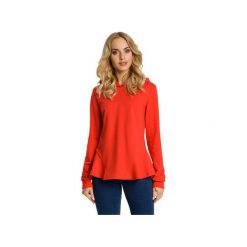 M345 Bluza z kapturem i ozdobnymi falbankami po. Bluzy damskie Moe, xxl, bez wzorów, z elastanu, bez rękawów, z kapturem. Za 119,00 zł.