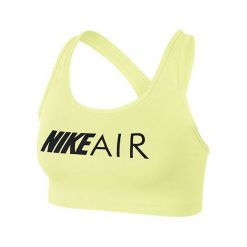 Nike Stanik sportowy AIR SWOOSH GRX BRAK ŻÓŁTY / CZARNY, Kobiety AQ0156-335 | CZARNO ŻÓŁTY Z. Żółte biustonosze damskie termoaktywne Nike, s, bez wzorów, outdoorowe. W wyprzedaży za 190,37 zł.