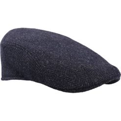 Kaszkiet Granatowy Glen. Niebieskie czapki męskie LANCERTO, na zimę, bez wzorów, z wełny, eleganckie. Za 199,90 zł.