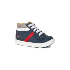 Buty Dziecko GBB VOLAGO. Niebieskie trampki chłopięce GBB, bez wzorów, bez zapięcia. Za 197,40 zł.