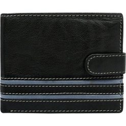 Portfel męski skórzany n992l-sgt. Czarne portfele męskie Merg Selection, bez wzorów, ze skóry. Za 39,00 zł.