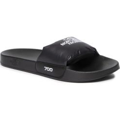 Klapki THE NORTH FACE - Nuptse Slide T947AHKY4 Tnf Black/Tnf White. Czarne klapki męskie The North Face, bez wzorów, z tworzywa sztucznego. Za 149,00 zł.