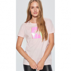 Koszulka z jednorożcem - Różowy. Czerwone t-shirty damskie Cropp, l. Za 49,99 zł.