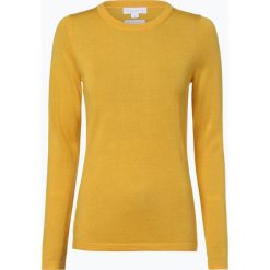 Brookshire - Damski sweter z wełny merino, żółty. Czarne swetry klasyczne damskie marki brookshire, m, w paski, z dżerseju. Za 179,95 zł.