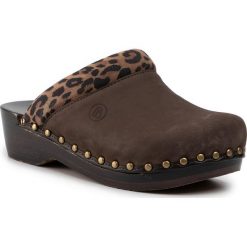 Klapki BERKEMANN - Soft Toeffler 00412 Schkbraun/Nat 464. Pomarańczowe klapki damskie Berkemann, z aplikacjami, ze skóry. W wyprzedaży za 279,00 zł.