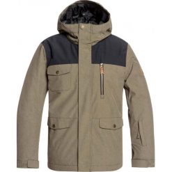 Quiksilver kurtka chłopięca Raft Youth 152 zielona. Zielone kurtki chłopięce Quiksilver, na zimę, bez wzorów, sportowe, bez kaptura. W wyprzedaży za 353,00 zł.