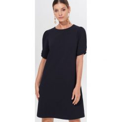 Dzianinowa sukienka basic - Niebieski. Niebieskie sukienki damskie Mohito, s, z dzianiny. Za 99,99 zł.