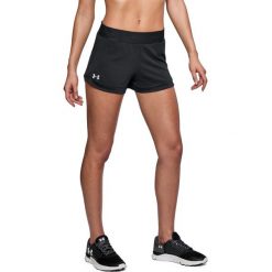 Bryczesy damskie: Under Armour Spodnie damskie Speedpocket Short czarne r. XL (1319509-001)