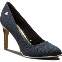 Szpilki: Szpilki TOMMY HILFIGER – Basic Textile Pump Spring FW0FW02927 Midnight 403