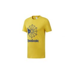 T-shirty z krótkim rękawem Reebok Classic Koszulka Classics Big Logo. Żółte koszulki męskie Reebok Classic, s, bez wzorów, bez kołnierzyka, z krótkim rękawem, krótkie. Za 119,00 zł.