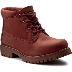 Trapery CANGURO - A028-304 Bordo. Czerwone buty zimowe damskie marki Canguro, z materiału. W wyprzedaży za 149,00 zł.