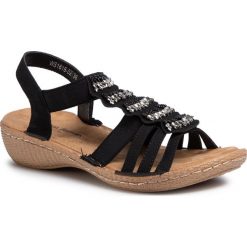 Sandały CLARA BARSON - WS1616-02 Black. Czarne klapki damskie Clara Barson, bez wzorów, ze skóry ekologicznej, bez obcasa. Za 79,99 zł.