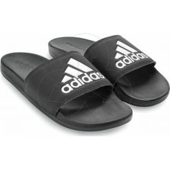 Adidas Klapki adilette Shower - Czerń F34770. Czarne kapcie męskie Adidas, z syntetyku. Za 89,00 zł.