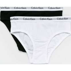 Calvin Klein Underwear - Figi dziecięce (2-pack). Szare majtki dziewczęce Calvin Klein Underwear, z elastanu. Za 99,90 zł.