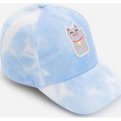 Czapka z daszkiem i efektem tie dye - Niebieski. Niebieskie czapki damskie Reserved, bez wzorów. W wyprzedaży za 9,99 zł.