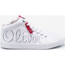 S. Oliver - Trampki. Białe trampki męskie marki S.Oliver, z materiału, na sznurówki. W wyprzedaży za 179,90 zł.
