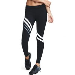 Spodnie dresowe damskie: Under Armour Spodnie damskie Favorite Legging-Engineered czarno-białe r. L (1303334-001)