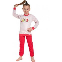 Bielizna chłopięca: Piżama Dziecięca Pdz Sleep Time Kids Czewona r. 110/116