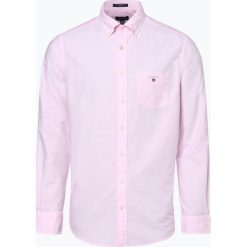 Gant - Koszula męska, różowy. Różowe koszule męskie GANT, xl, bez wzorów, eleganckie, bez kołnierzyka, bez rękawów. Za 379,95 zł.