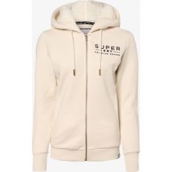 Superdry - Damska bluza rozpinana, biały. Białe bluzy damskie Superdry, l, bez wzorów, bez rękawów, bez kaptura. Za 399,95 zł.
