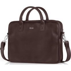 TORBA MĘSKA NA RAMIĘ SOLIER S33 CARLOW CIEMNY BRĄZ. Torby na laptopa Tagless, w paski. Za 155,44 zł.