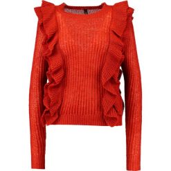 Swetry damskie: YAS YASLUCIA Sweter red ochre