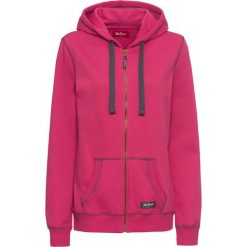 Bluza rozpinana bonprix różowy. Różowe bluzy damskie bonprix, bez wzorów, bez rękawów, bez kaptura. Za 74,99 zł.