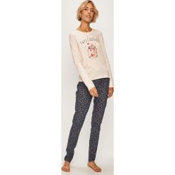Henderson Ladies - Piżama. Różowe piżamy damskie Henderson Ladies, s, z nadrukiem, z elastanu, bez rękawów. W wyprzedaży za 79,90 zł.