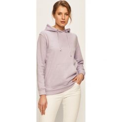 Brave Soul - Bluza. Fioletowe bluzy damskie Brave Soul, s, bez wzorów, z bawełny, bez rękawów, z kapturem. W wyprzedaży za 69,90 zł.