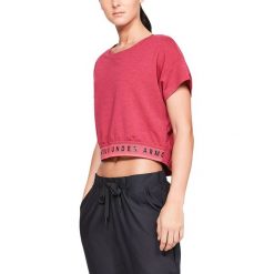Under Armour Koszulka Różowy. Różowe koszulki damskie Under Armour, xs, bez wzorów, z bawełny, bez kołnierzyka. Za 206,95 zł.