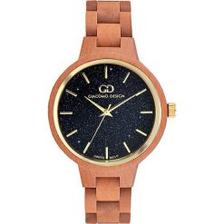 Zegarek Giacomo Design Drewniany damski GD18002. Różowe zegarki damskie marki Giacomo Design. Za 703,99 zł.