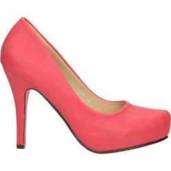 CZÓŁENKA CASU AH85602-24. Różowe buty ślubne damskie Casu, na koturnie. Za 69,99 zł.