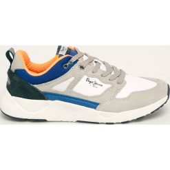 Pepe Jeans - Buty Orbitral 2.1. Szare sneakersy męskie Pepe Jeans, z okrągłym noskiem, na sznurówki. Za 429,90 zł.
