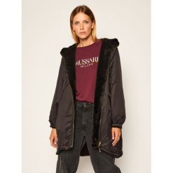Kurtka przejściowa Trussardi Jeans 56S00537. Pomarańczowe kurtki damskie Trussardi Jeans, s, bez wzorów, z jeansu, bez kaptura. Za 1689,00 zł.