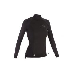 TOP UV długi rękaw surfing z neoprenu/polaru damski. Czarne topy damskie OLAIAN, xl, bez wzorów, z elastanu, z długim rękawem. Za 79,99 zł.